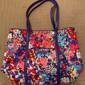 Vera Bradley Trimmed Vera Tote in Impressionista